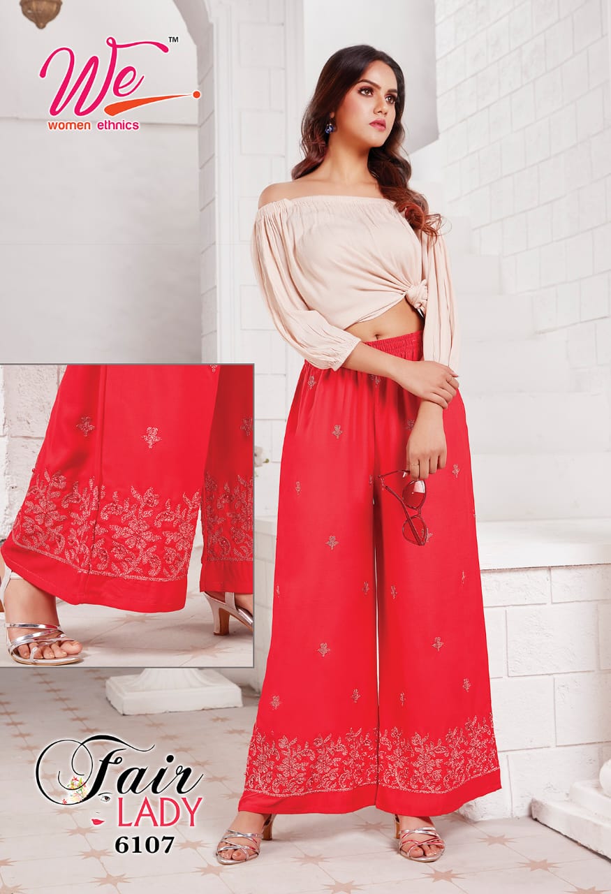 Fair Lady By We Western Palazzo Pants Catalog
